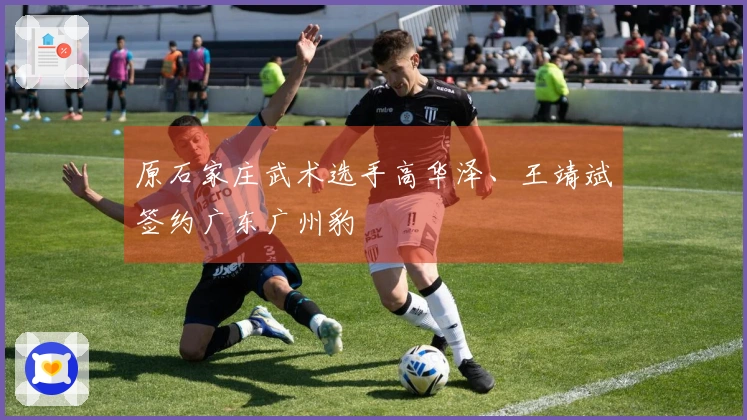 原石家庄武术选手高华泽、王靖斌签约广东广州豹